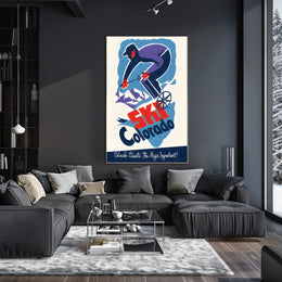 Ski Colorado Poster