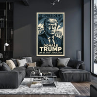 Donald Trump 47th President Poster