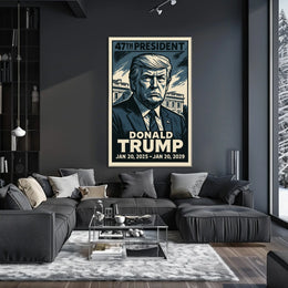 Donald Trump 47th President Poster