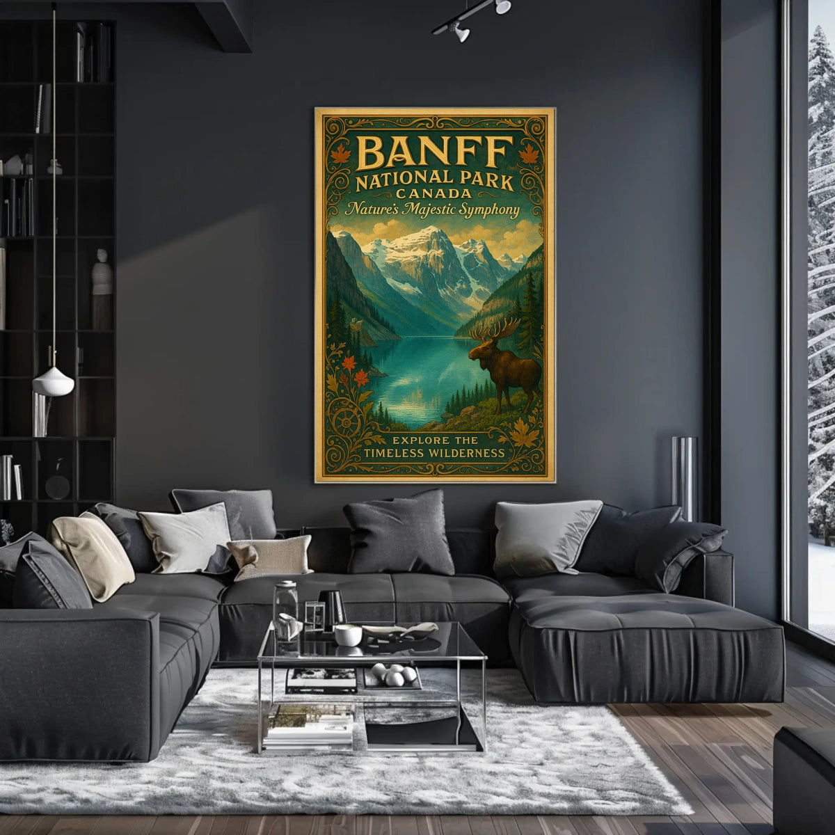 Banff National Park Natures Majestic Symphony Poster