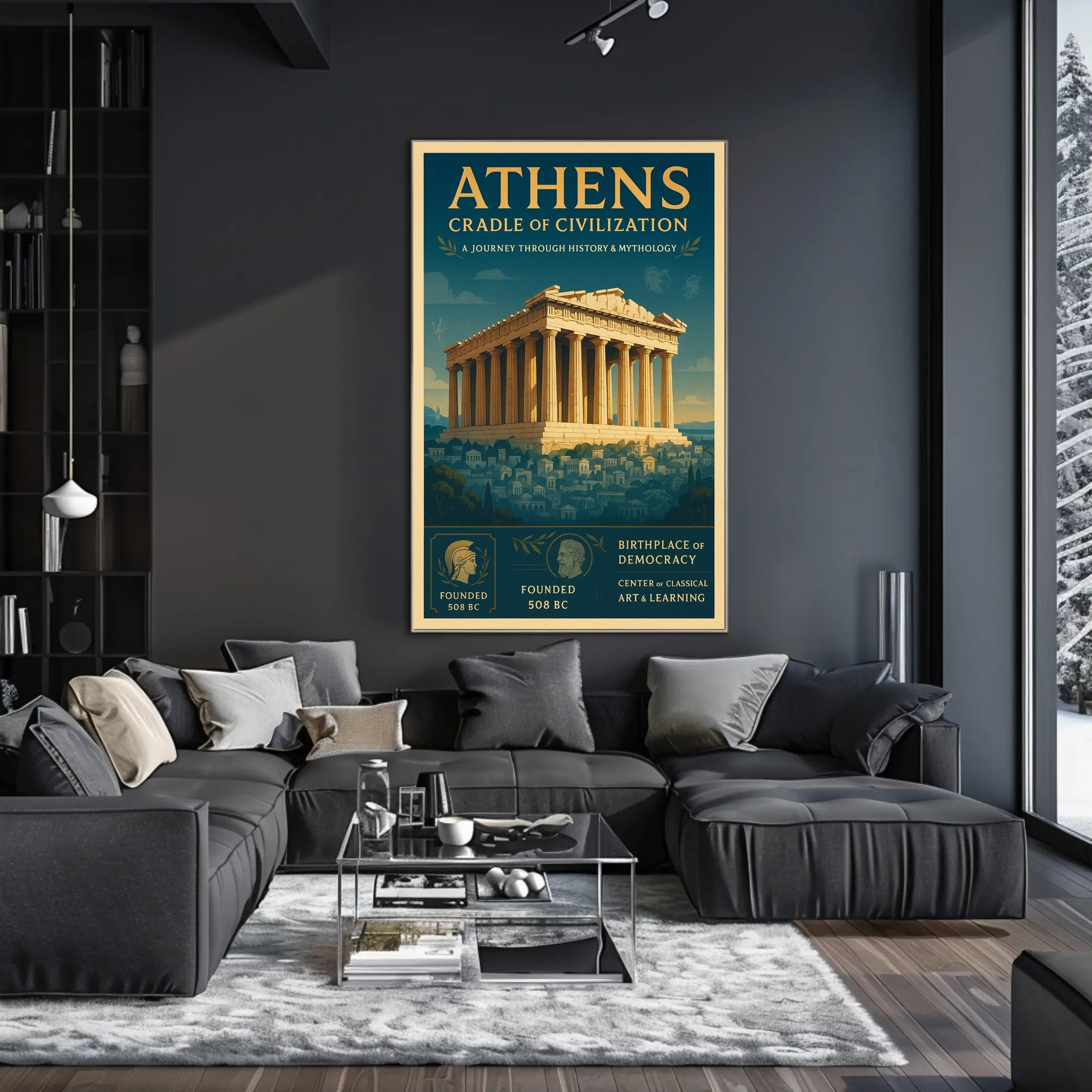 Athens Journey: Exploring Classical Heritage Cultural or Heritage Poster