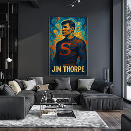 Jim Thorpe Legendary Athlete Poster