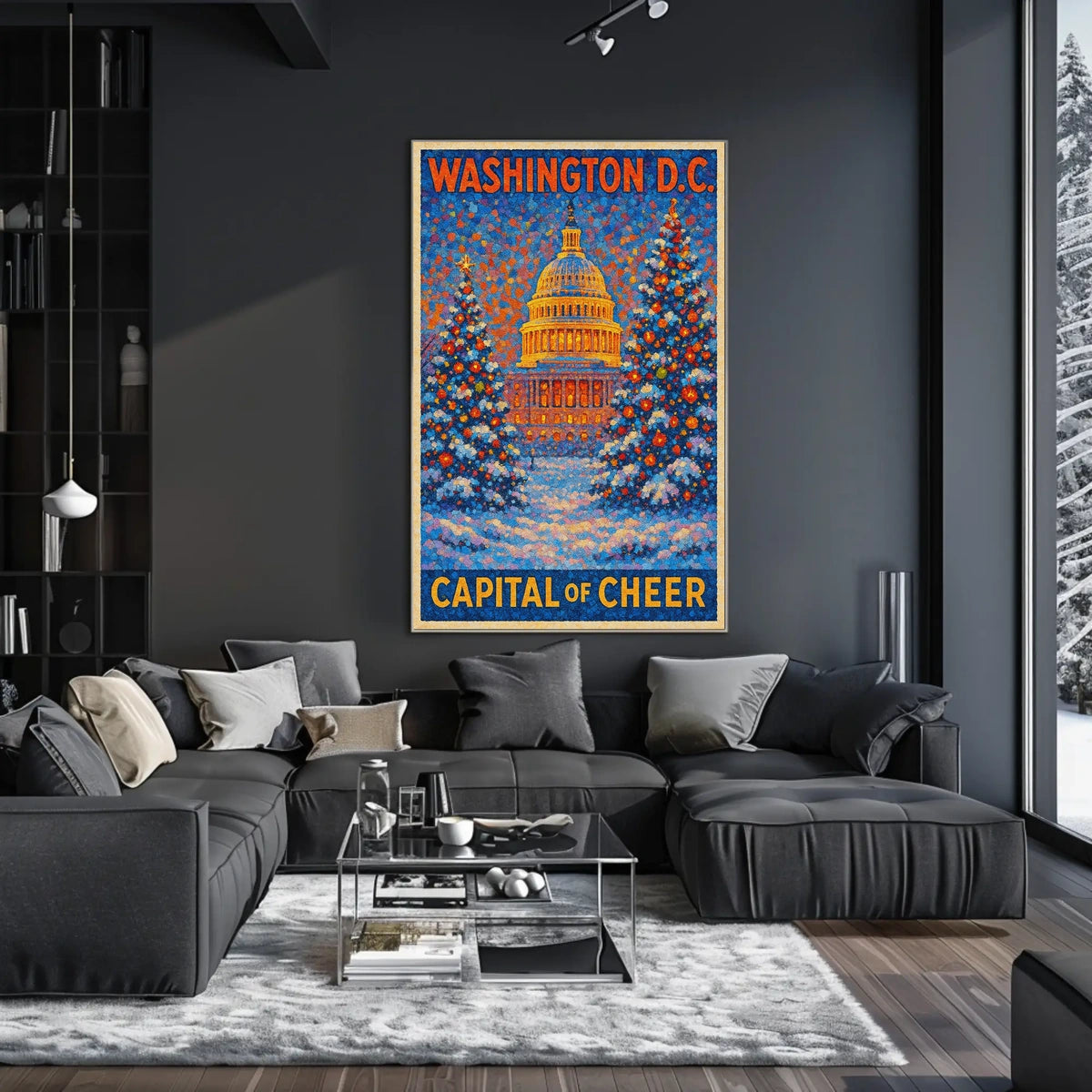 Capital Of Cheer In Washington DC Landscape Poster