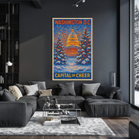 Capital Of Cheer In Washington DC Landscape Poster