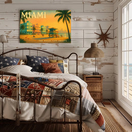 Miami Travel Poster Art Print The Magic City