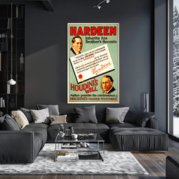 Hardeen Magic Legacy Vintage Cultural or Heritage Poster