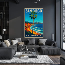 San Diego Travel Poster