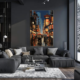 Vibrant Streets Of The Past Poster