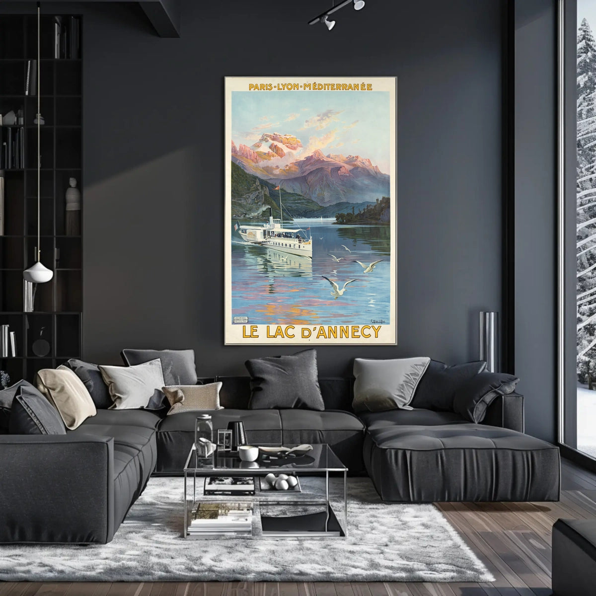 Le Lac DAnnecy Travel Poster