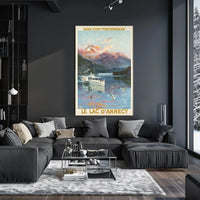 Le Lac DAnnecy Travel Poster