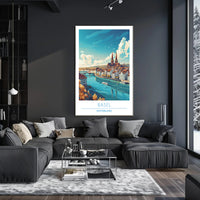 Basel Cityscape Poster