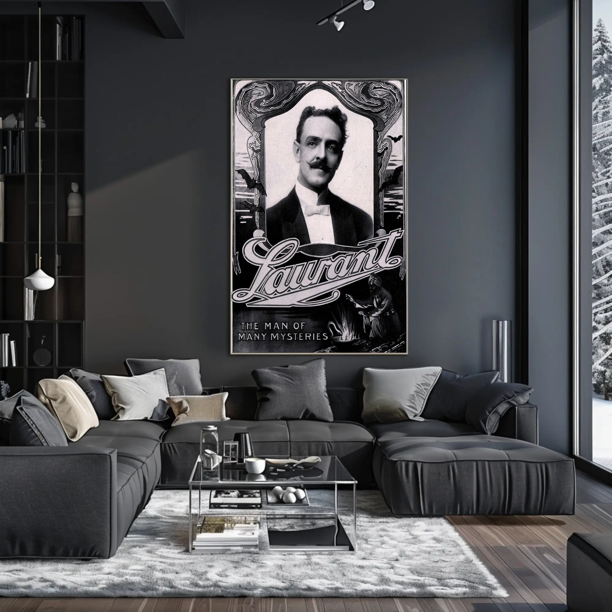 Laurant Magician Art Nouveau Style Cultural or Heritage Poster