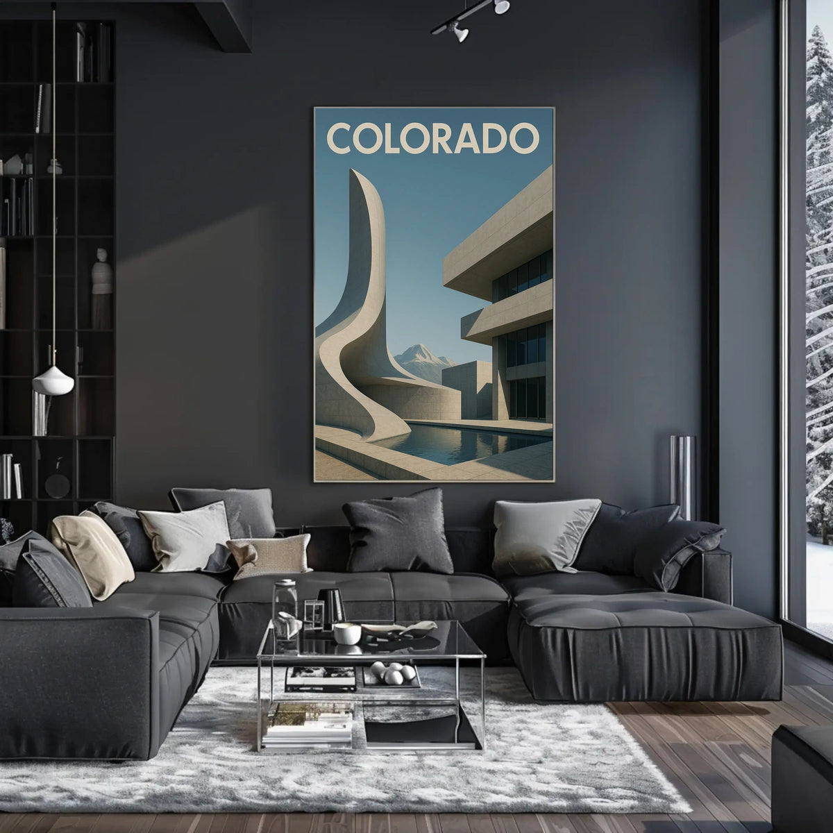Modern Architecture In Colorado Modern Poster