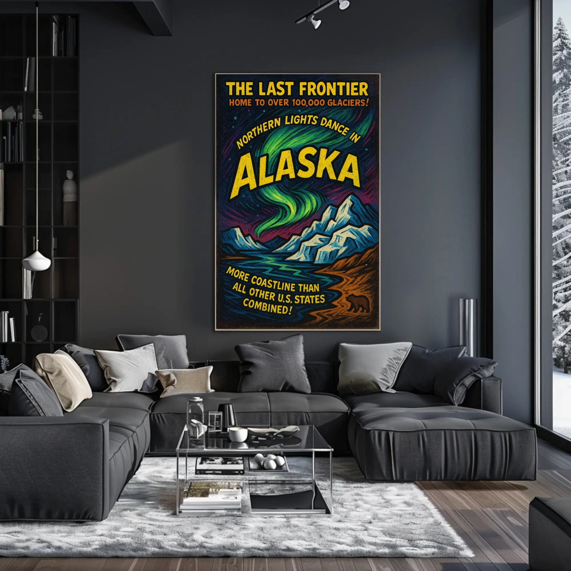 The Last Frontier Alaska Poster