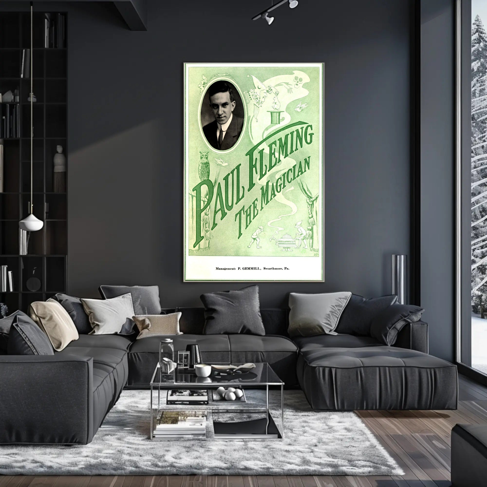 Paul Fleming Vintage Magic Poster - Abstract, Artistic Poster
