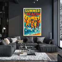 Summer Beach Vibes Poster