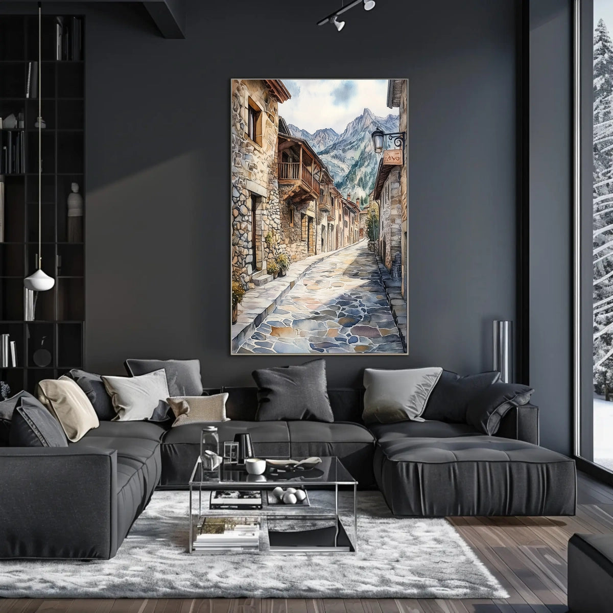 Andorra Andorra la Vella Old Town View Poster