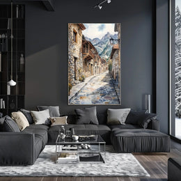 Andorra Andorra la Vella Old Town View Poster