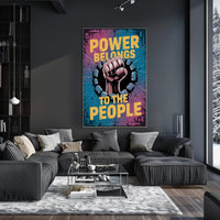 Powerful Fist of Resistance Political or Propaganda Poster