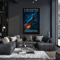 F-22 Raptor Fifth-Generation Stealth Poster