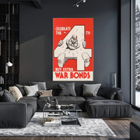 Celebrate the 4th with War Bonds Poster PosterGoat