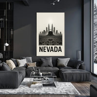Nevada Urban Meets Desert Poster