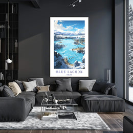 Blue Lagoon Iceland Poster
