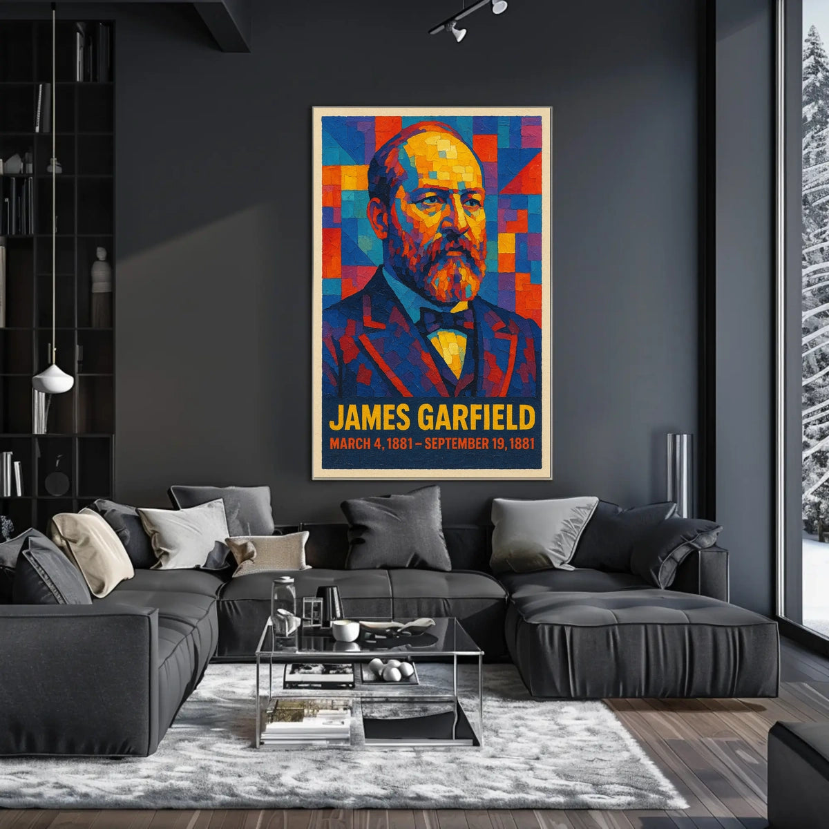 James Garfield 20th President Poster