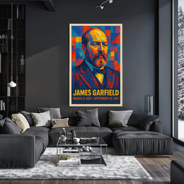 James Garfield 20th President Poster