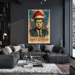 John F. Kennedy 35th President of the United States Christmas SeriesPoster