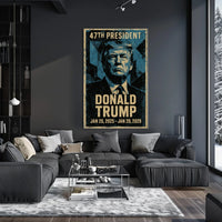 Trump Visionary Leadership Patriotism Realism Poster