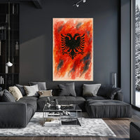 Symbolic Eagle Emblem Poster