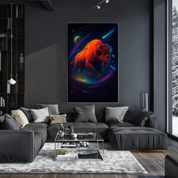 Cosmic Bison Poster