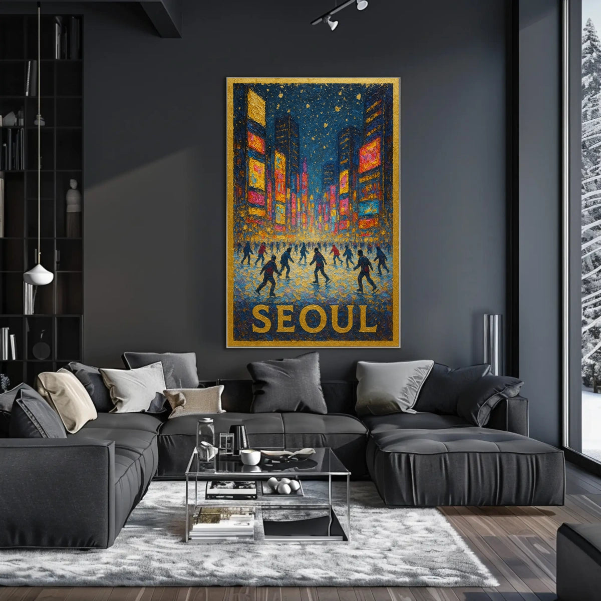 Seoul Nightscape Poster