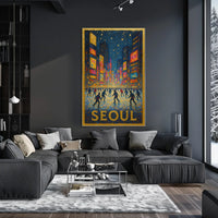 Seoul Nightscape Poster