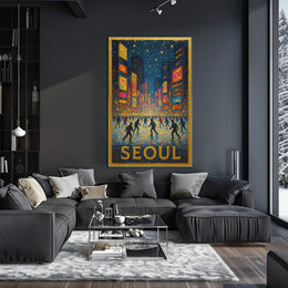 Seoul Nightscape Poster