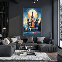 Vibrant Domes Of St. BasilS Cathedral Poster