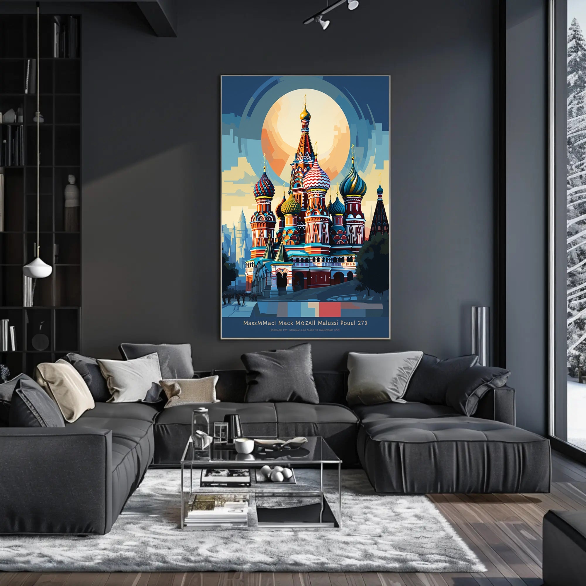 Vibrant Domes Of St. BasilS Cathedral Poster