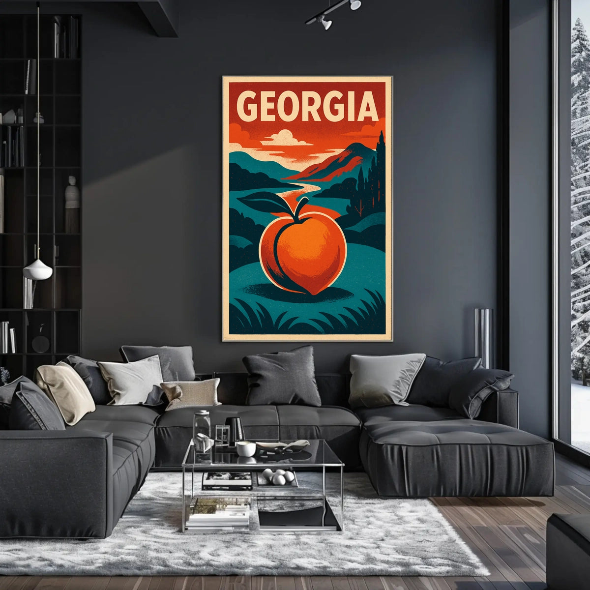 Georgia Peach Poster
