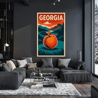 Georgia Peach Poster