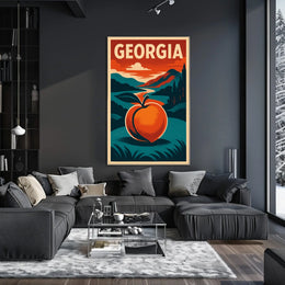 Georgia Peach Poster