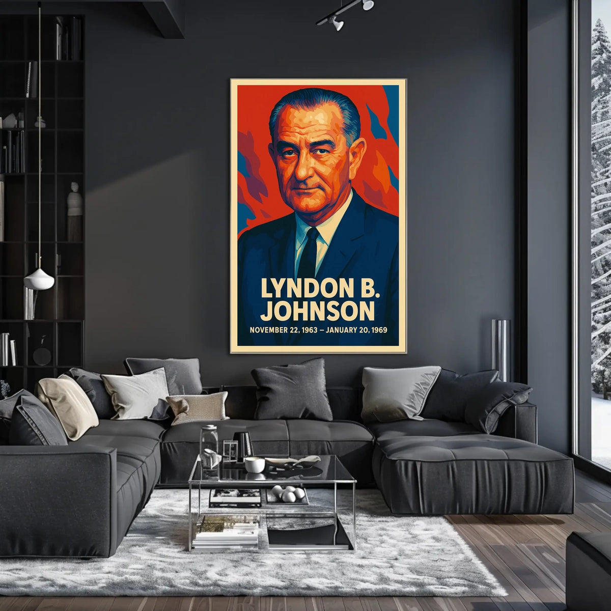 Lyndon B. Johnson Presidential Poster