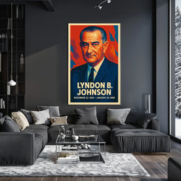 Lyndon B. Johnson Presidential Poster