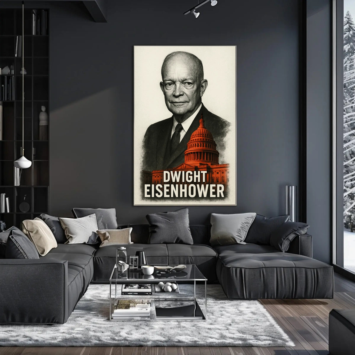 Dwight D. Eisenhower 34th President of the United States Reflections Poster