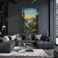 Explore Acadia's Wilderness Poster PosterGoat