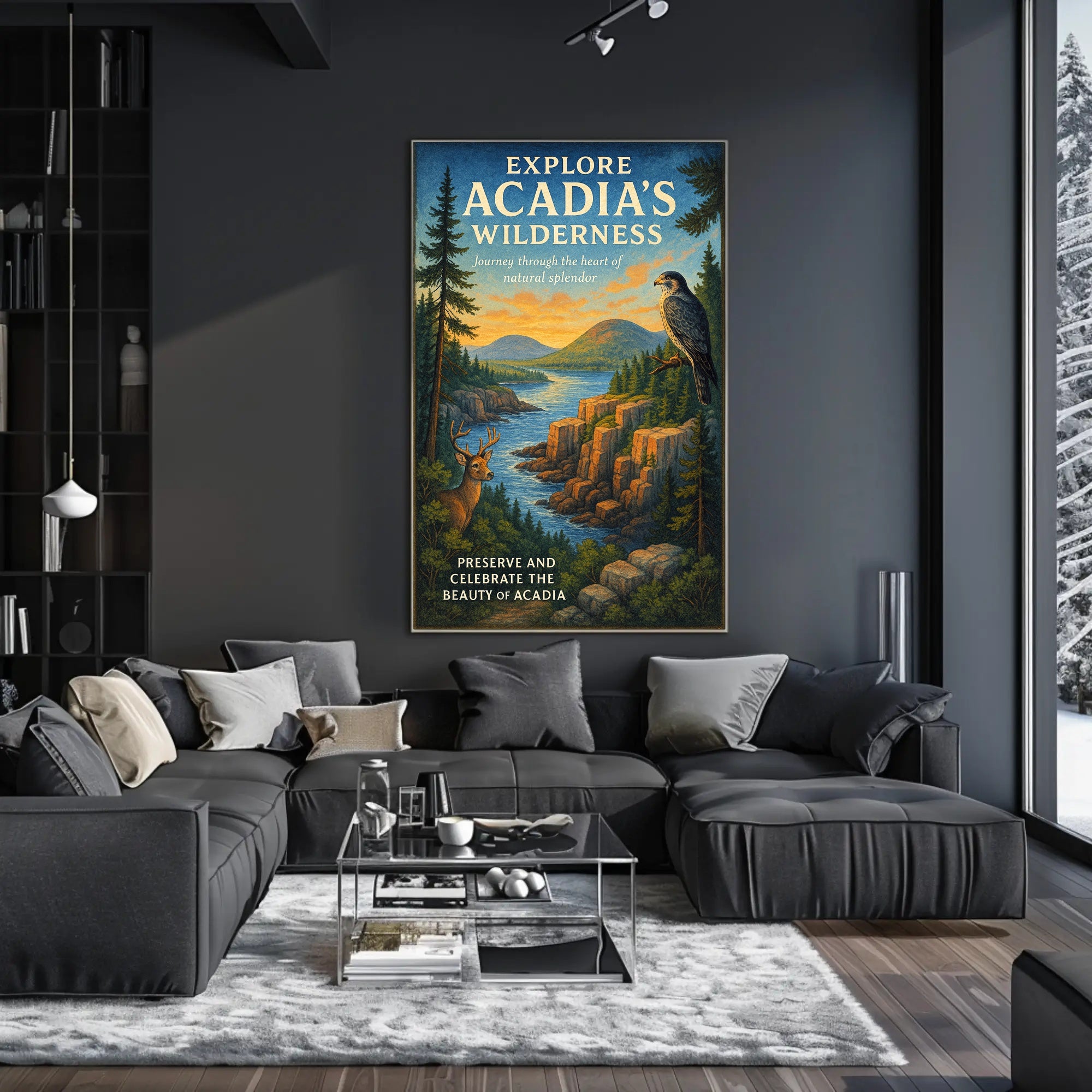 Explore Acadia's Wilderness Poster PosterGoat