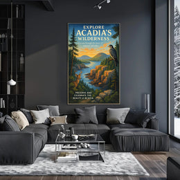 Explore Acadia's Wilderness Poster PosterGoat
