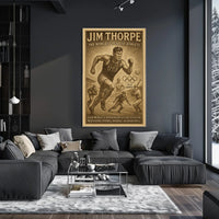 Celebrating an Athletic Legend Jim Thorpe Poster