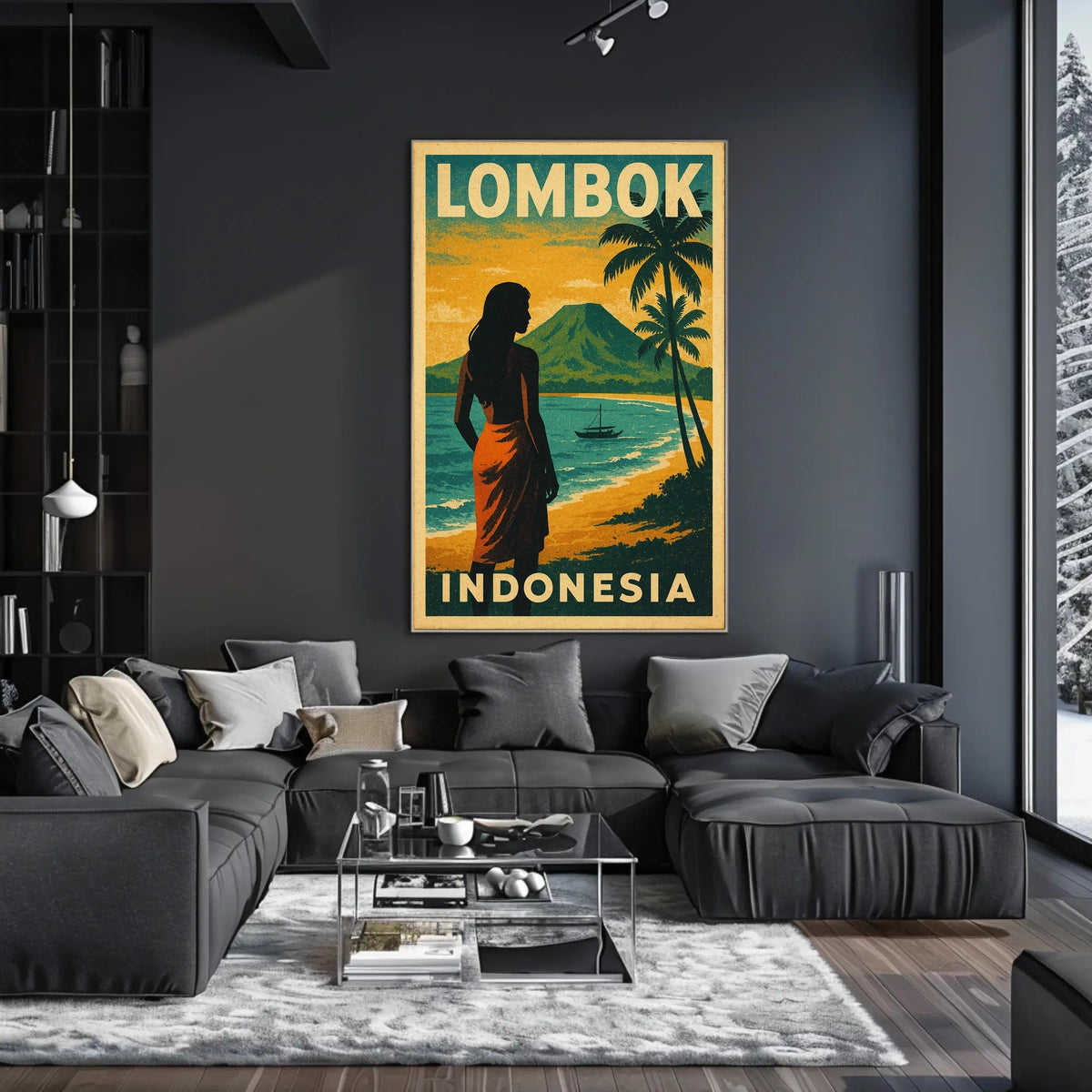 Lombok, Indonesia Poster