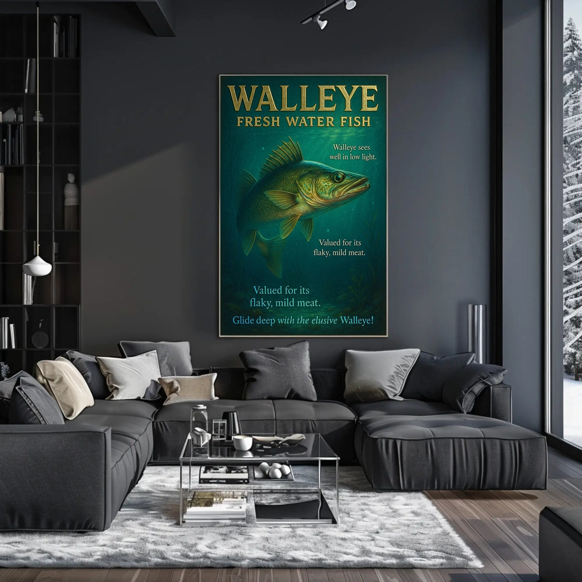 The Elusive Walleye Poster